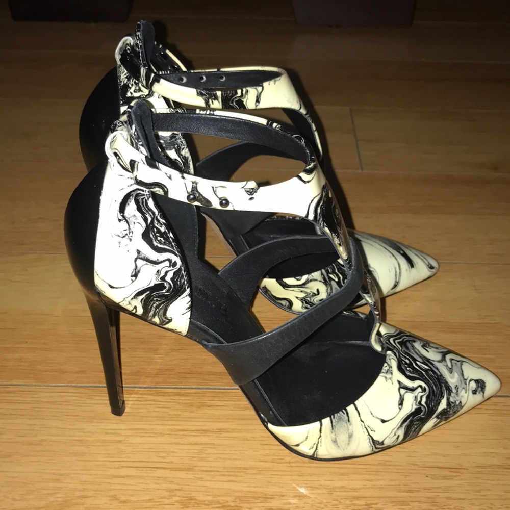 L.A.M.B. Marble heels
